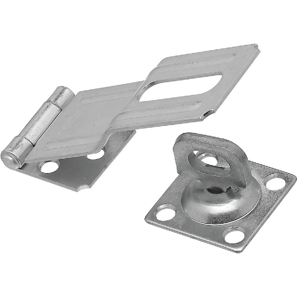National Hardware 4-1/2 In. Zinc Swivel Safety Hasp Image 1