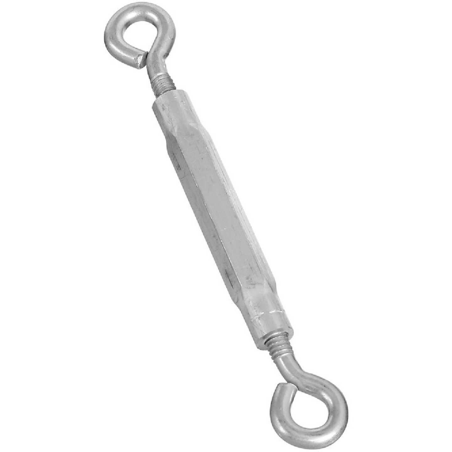 National Hardware 1/4 In. x 7-1/2 In. Zinc Eye & Eye Turnbuckle Image 1