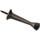 National Hardware 3 In. Oil Rubbed Bronze Rigid Square Door Stop (5-Pack) Image 1