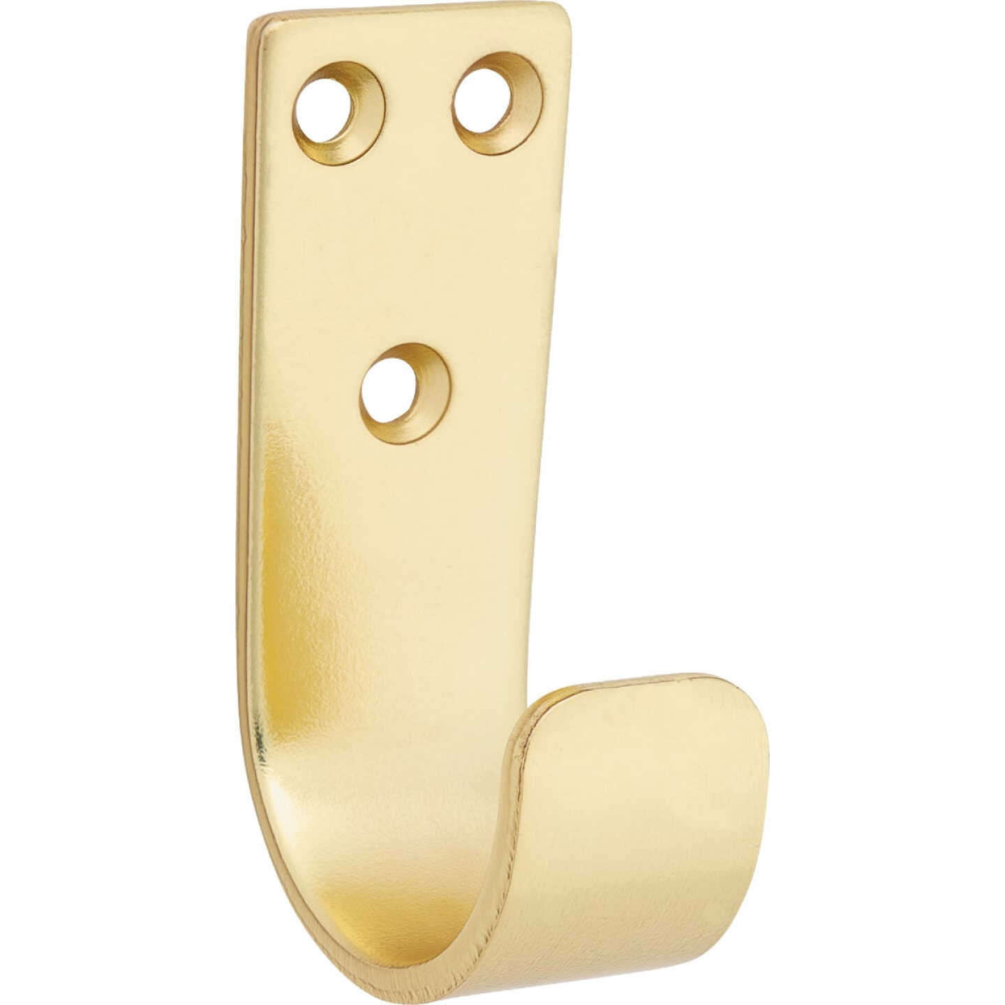 National Hardware 2-5/16 In. Brushed Gold Cooper Multipurpose Hook (2-Pack) Image 1