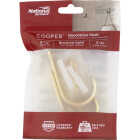 National Hardware 2-5/16 In. Brushed Gold Cooper Multipurpose Hook (2-Pack) Image 2