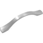 Laurey Harmony 3-3/4 In. Center-To-Center Satin Nickel Cabinet Drawer Pull Image 1