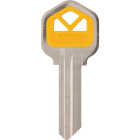 ILCO Kwikset Design Decorative House Key, KW1-Yellow (5-Pack) Image 1