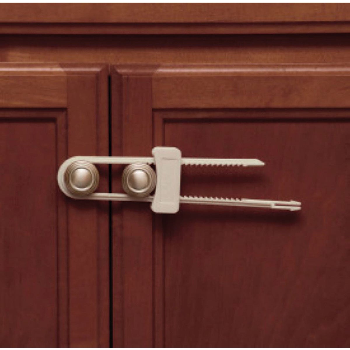 Safety 1st White Double Door Cabinet Slide Lock (2-Pack) Image 2