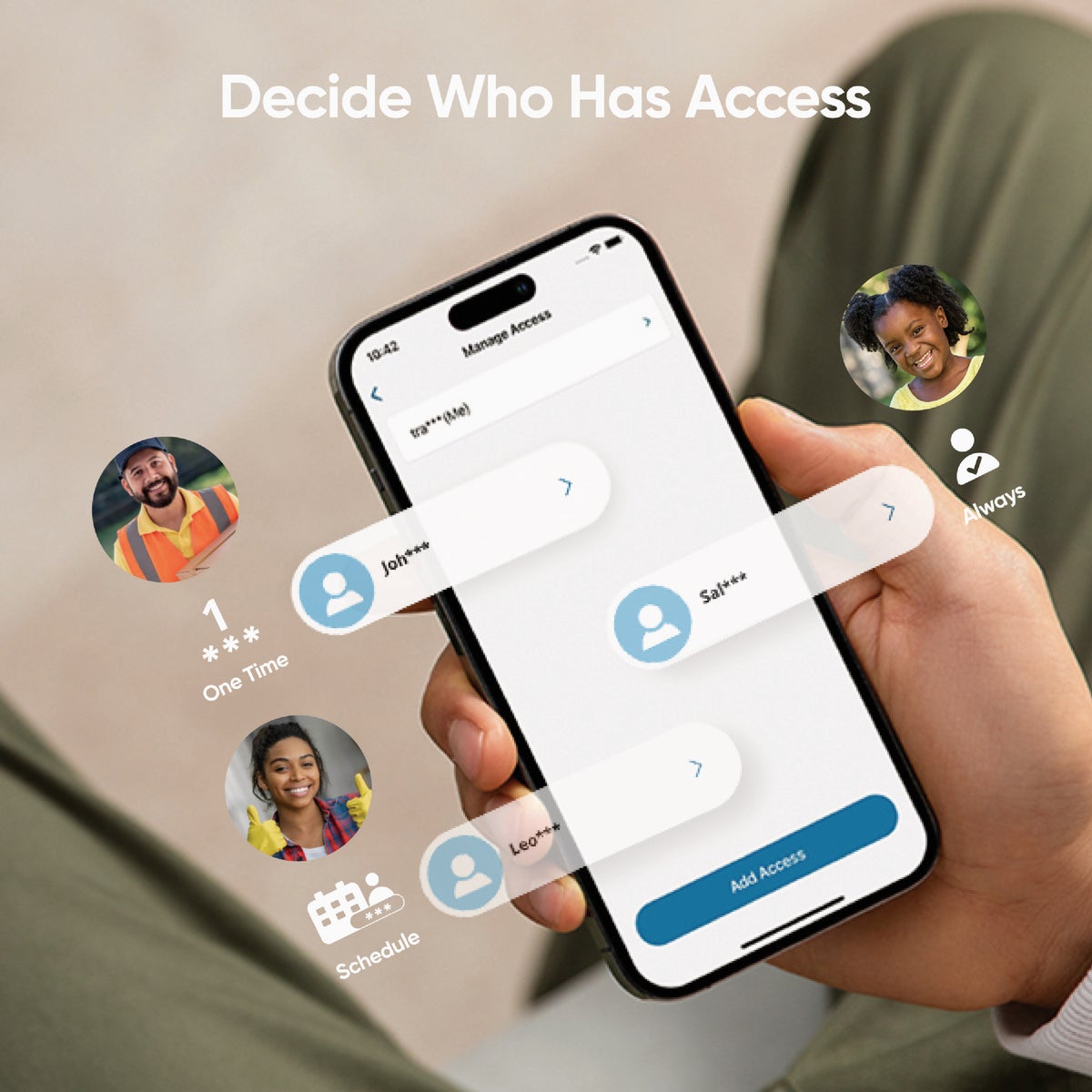 eufy Smart Lock C210 5-In-1 Keyless Entry Door Lock, Black Image 3