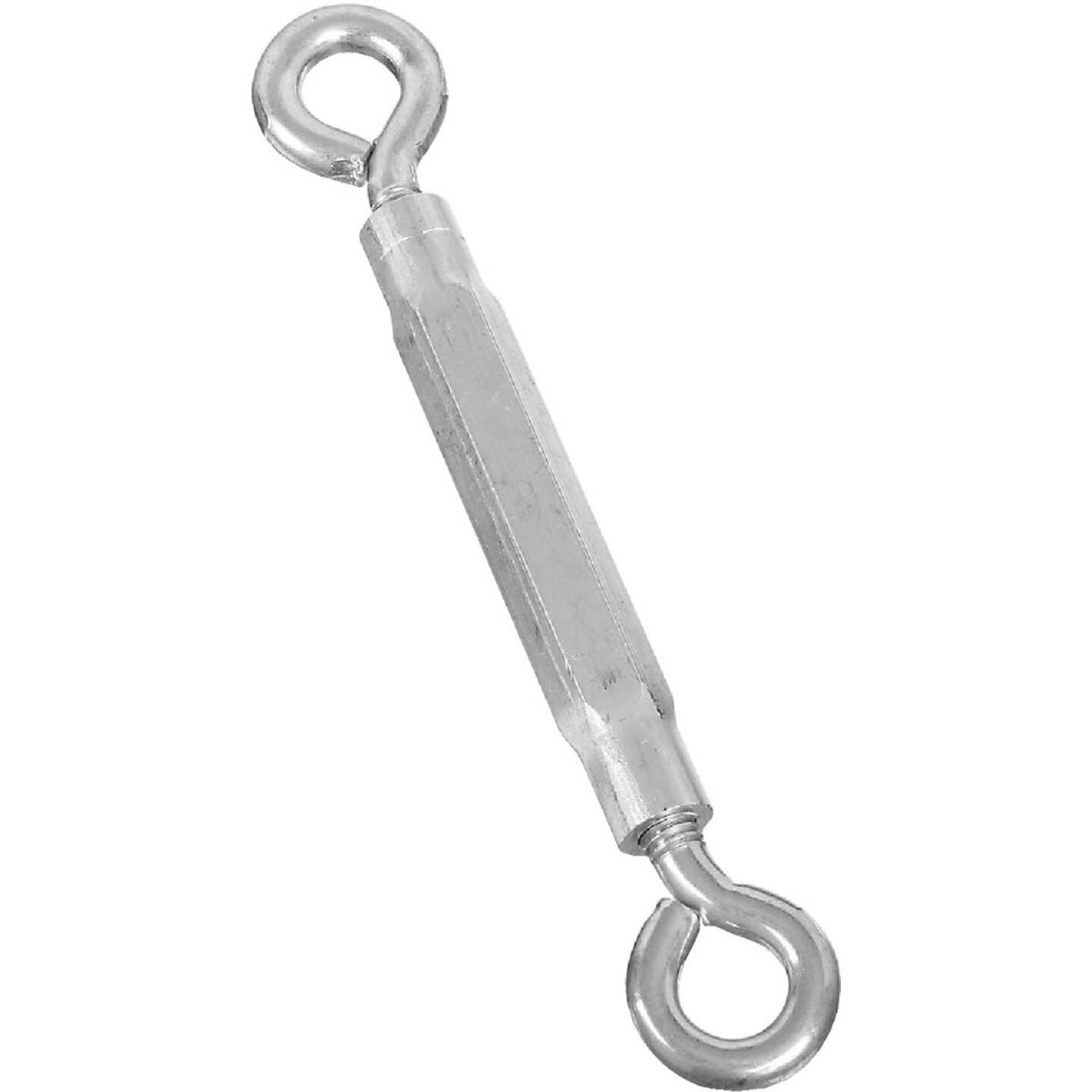National Hardware 3/8 In. x 10-1/2 In. Zinc Eye & Eye Turnbuckle Image 1