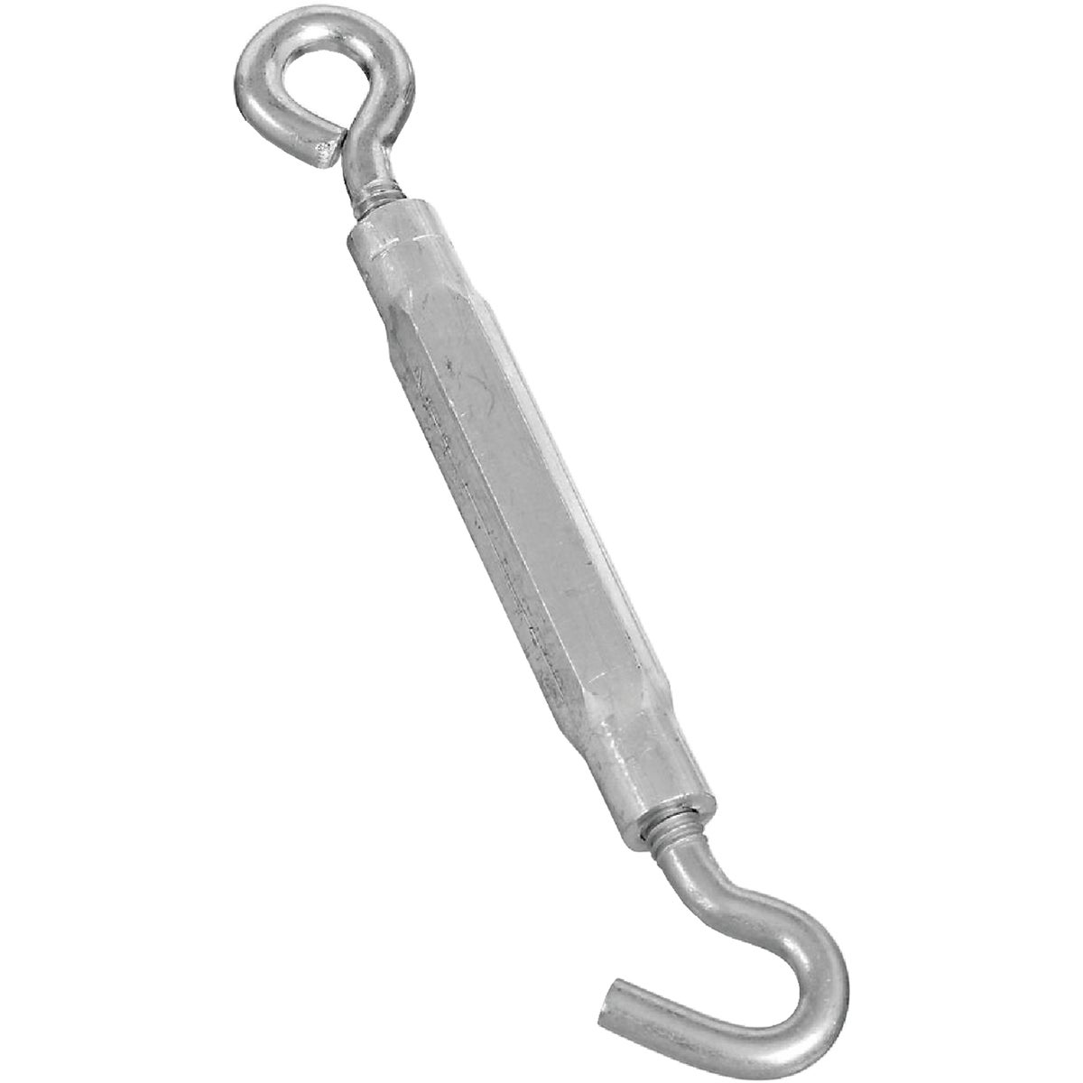 National Hardware 1/4 In. x 7-1/2 In. Zinc Hook & Eye Turnbuckle