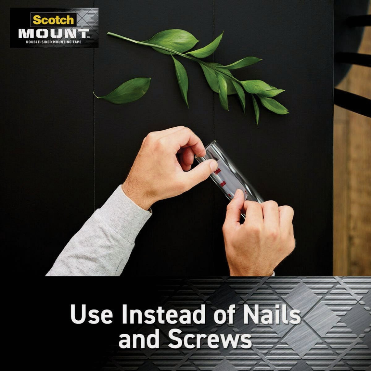 Scotch Mount 1 In. x 3 In. Clear Double-Sided Mounting Strips (8-Count) Image 5