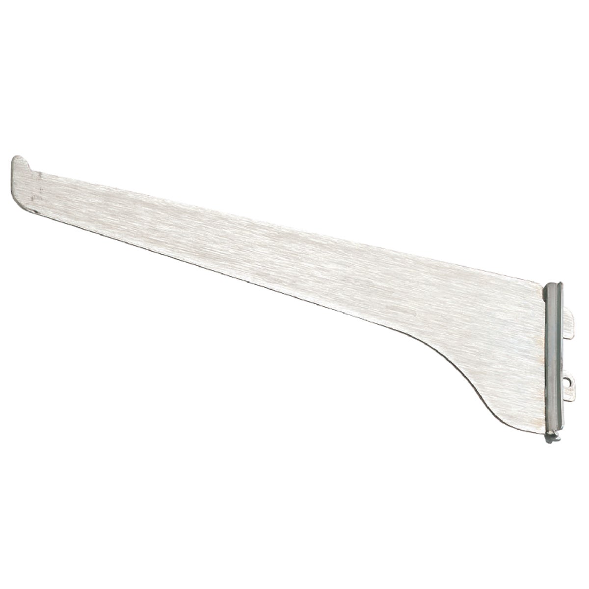 Knape & Vogt 180 Series 8 In. Anochrome Steel Regular-Duty Single-Slot Shelf Bracket Image 1