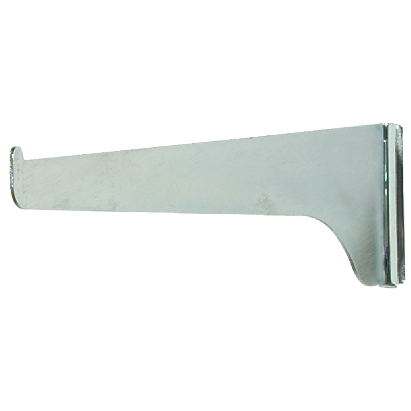 Knape & Vogt 180 Series 10 In. Anochrome Steel Regular-Duty Single-Slot Shelf Bracket Image 1