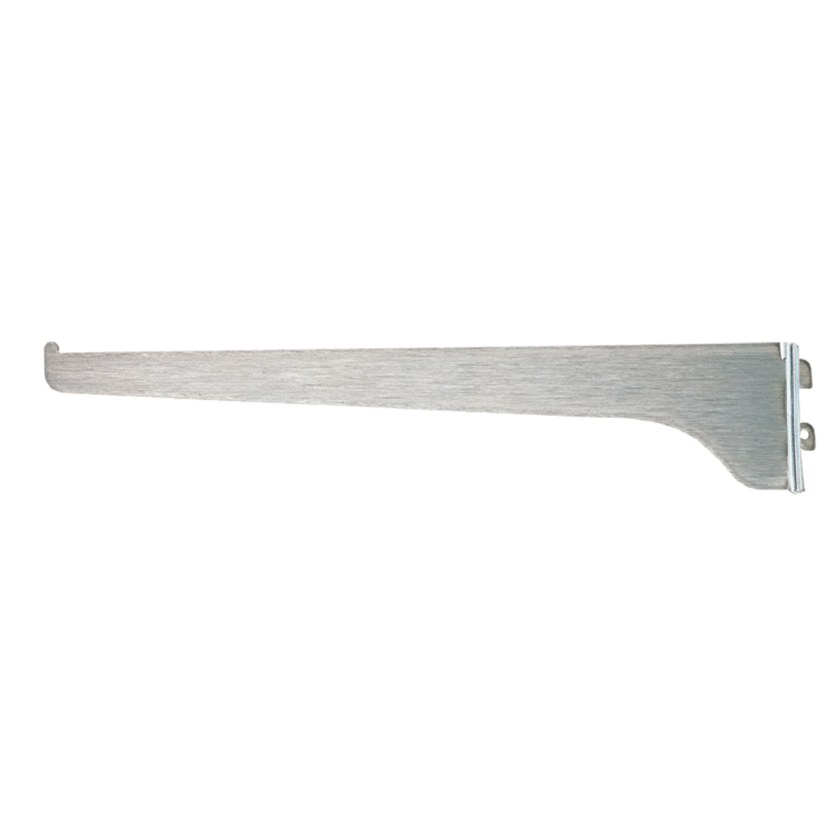 Knape & Vogt 180 Series 12 In. Anochrome Steel Regular-Duty Single-Slot Shelf Bracket Image 1