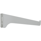 Knape & Vogt 180 Series 18 In. Anochrome Steel Regular-Duty Single-Slot Shelf Bracket Image 1