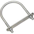 National Hardware 3/8 In. x 3-1/2 In. x 5-1/4 In. Zinc Round U Bolt Image 1