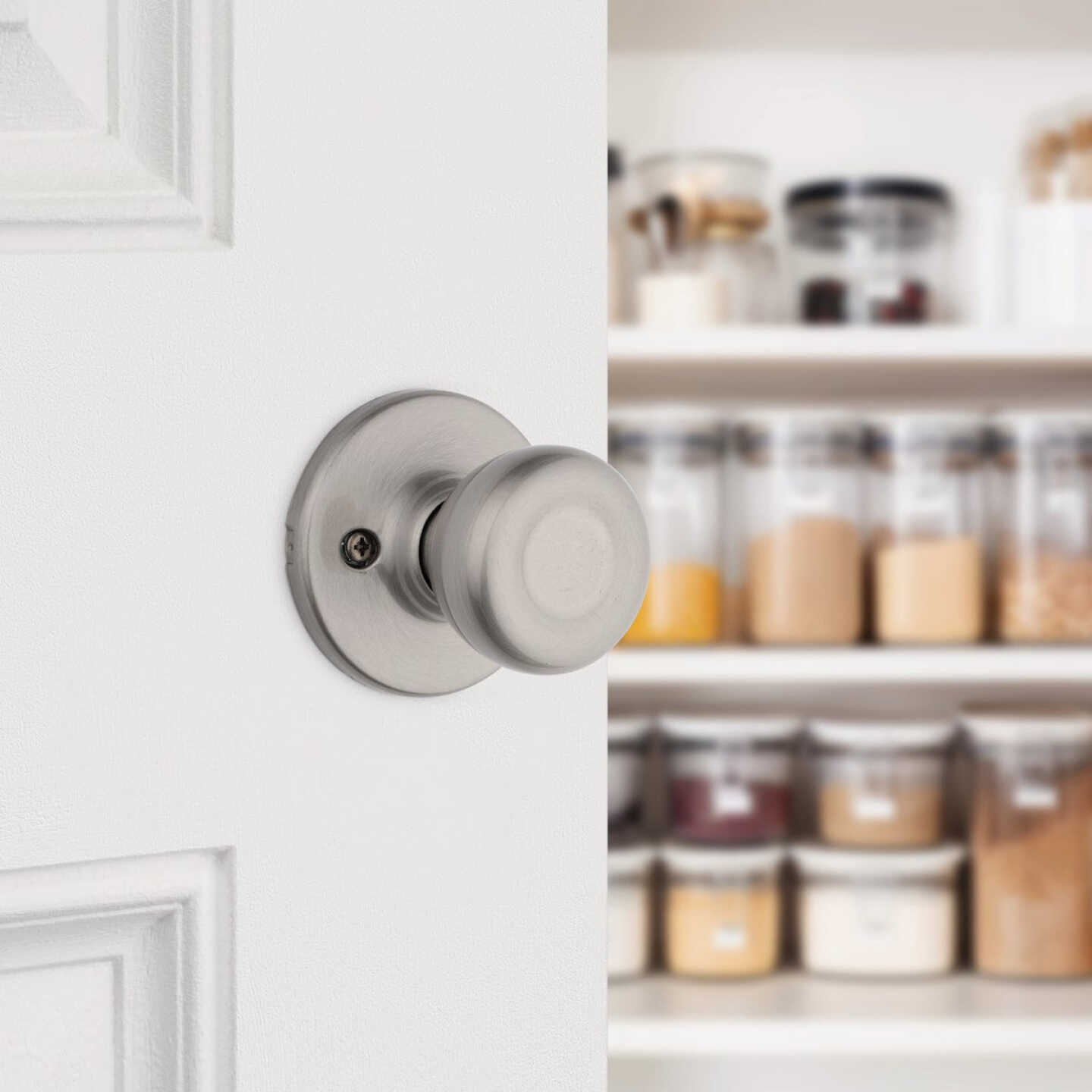 Kwikset Tylo Satin Nickel Dummy Door Knob Image 2