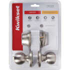 Kwikset Polo Satin Nickel Deadbolt and Door Knob Combo Image 2
