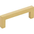 KasaWare 3-3/8 In. Overall Length Brushed Gold Square Bar Pull (8-Pack) Image 1