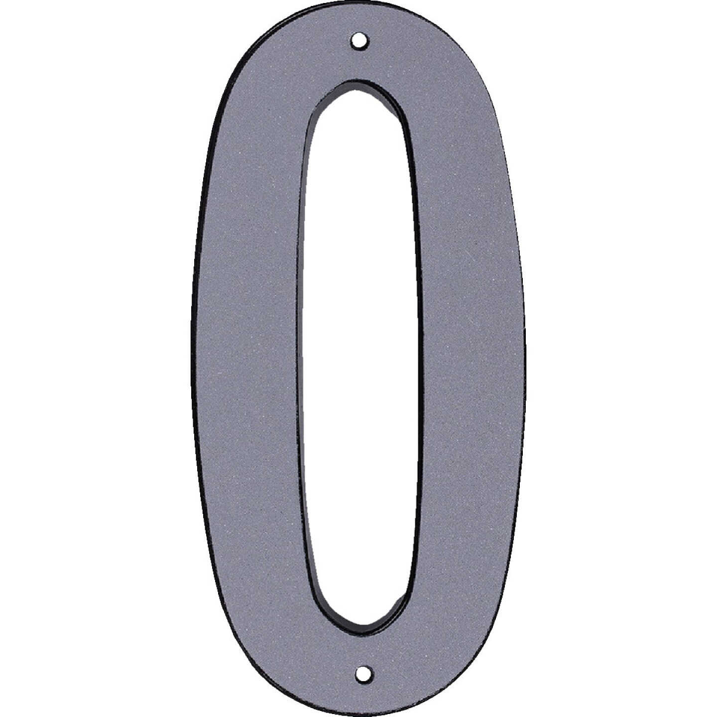 Hy-Ko 4 In. Reflective Plastic Number 0 Image 1