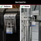 Master Lock 1-9/16 In. Wide 4-Pin Tumbler Keyed Padlock Image 5