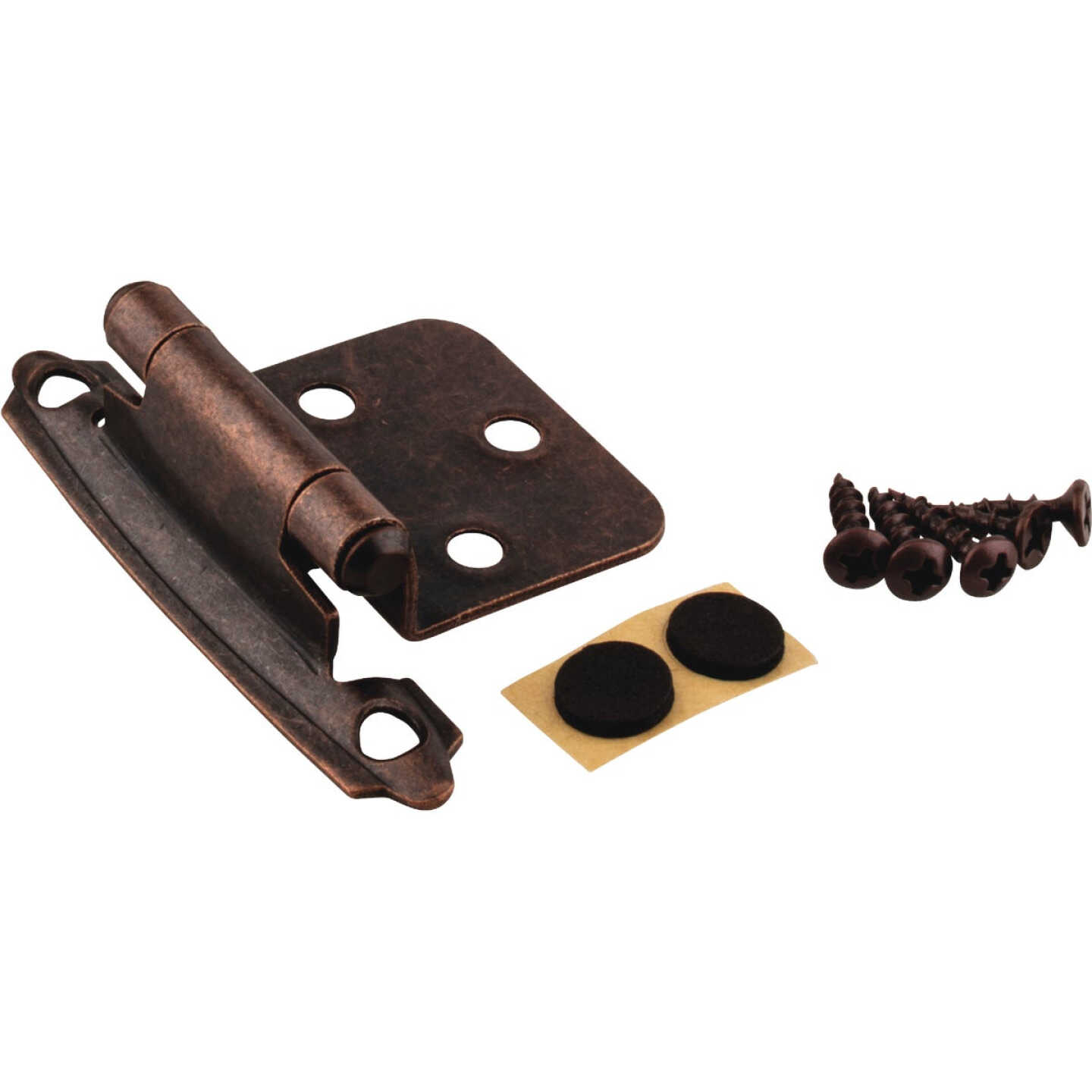 KasaWare Oil Rubbed Bronze Self-Closing Overlay Hinge (2-Pack) Image 1