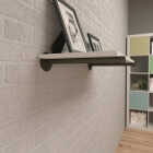 Knape & Vogt Birmingham 14 In. Industrial Straight Pipe Shelf Bracket Image 2