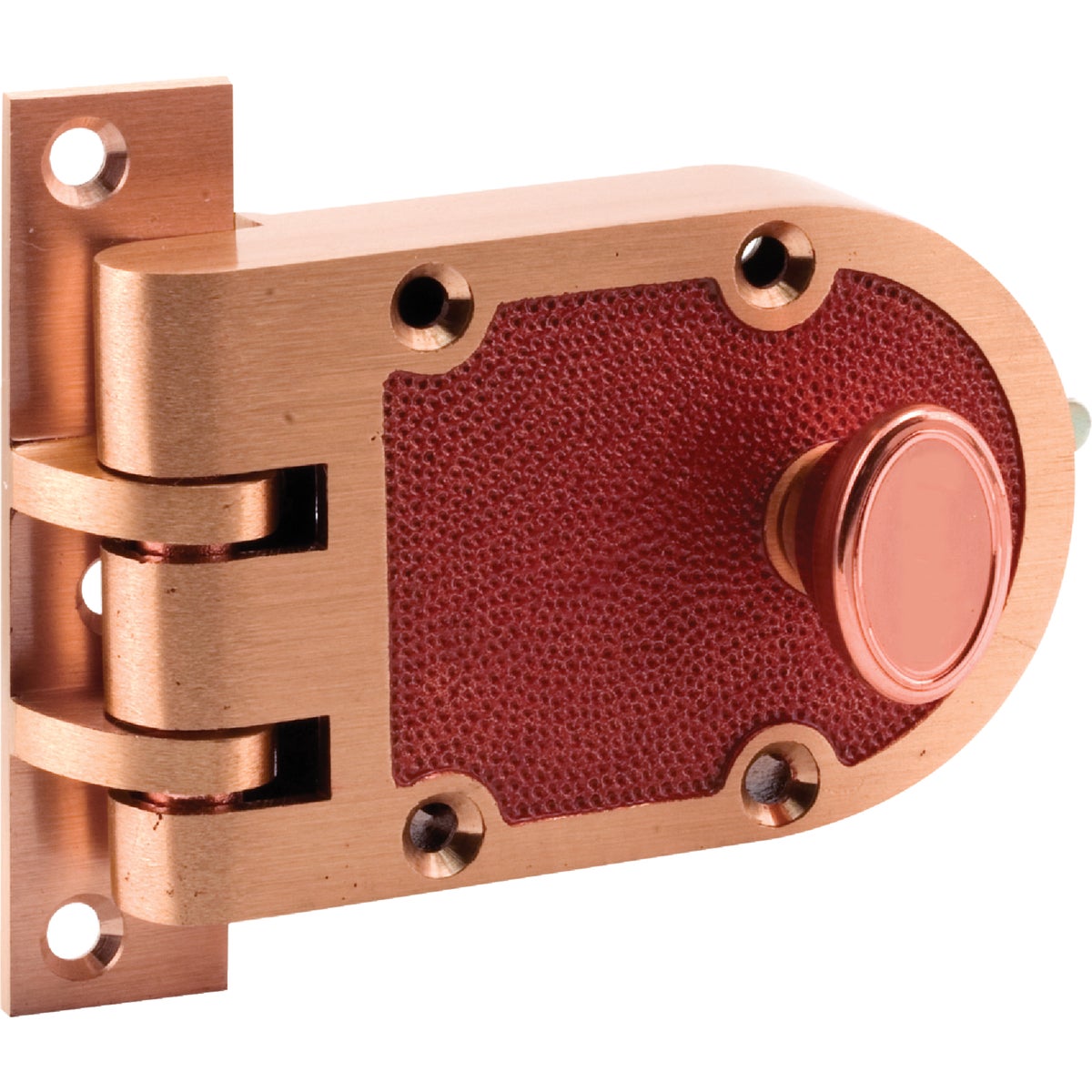 Defender Security Bronze Jimmy-Resistant Single Cylinder Deadlock