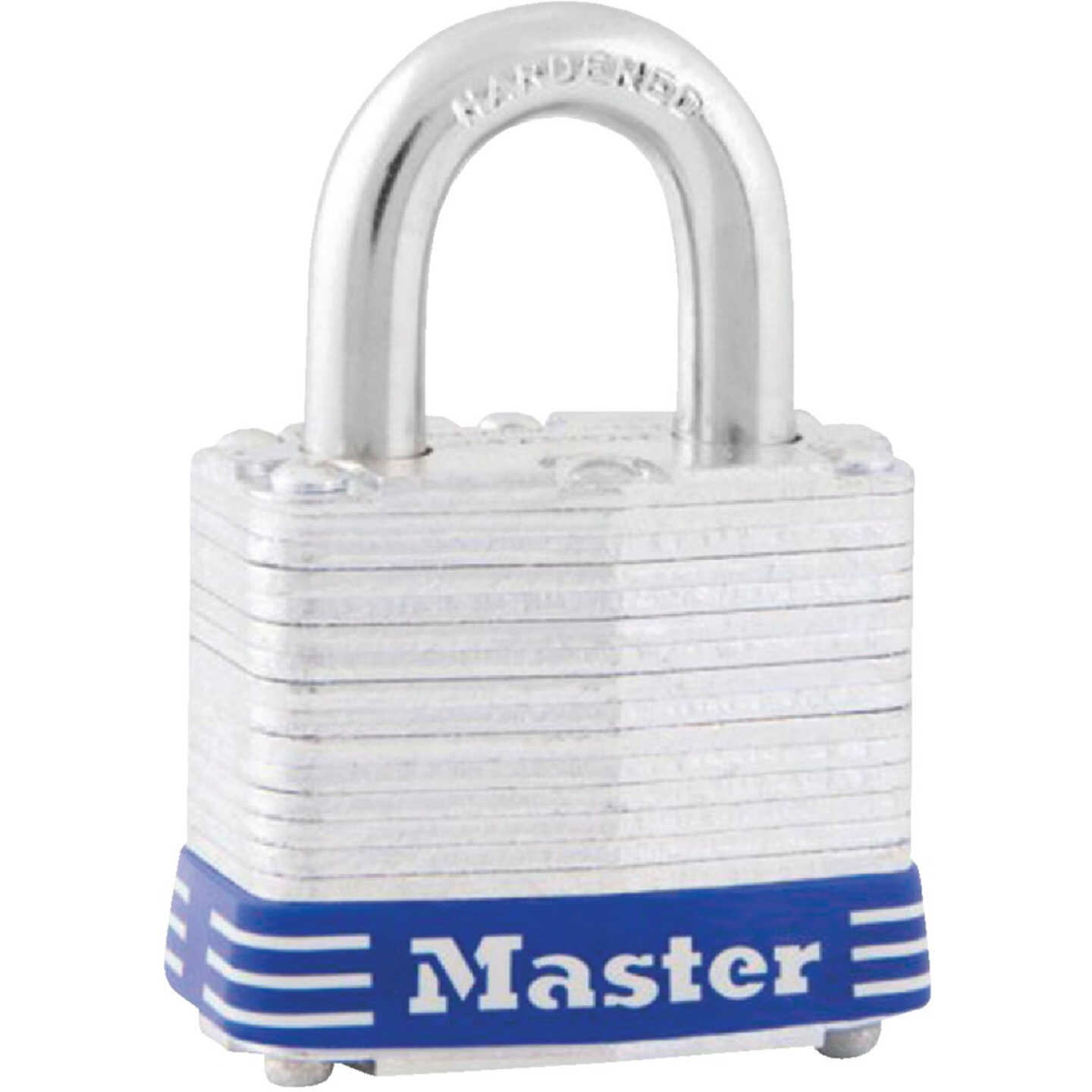 Master Lock 1-1/8 In. W. Steel Pin Tumbler Keyed Different Padlock Image 1