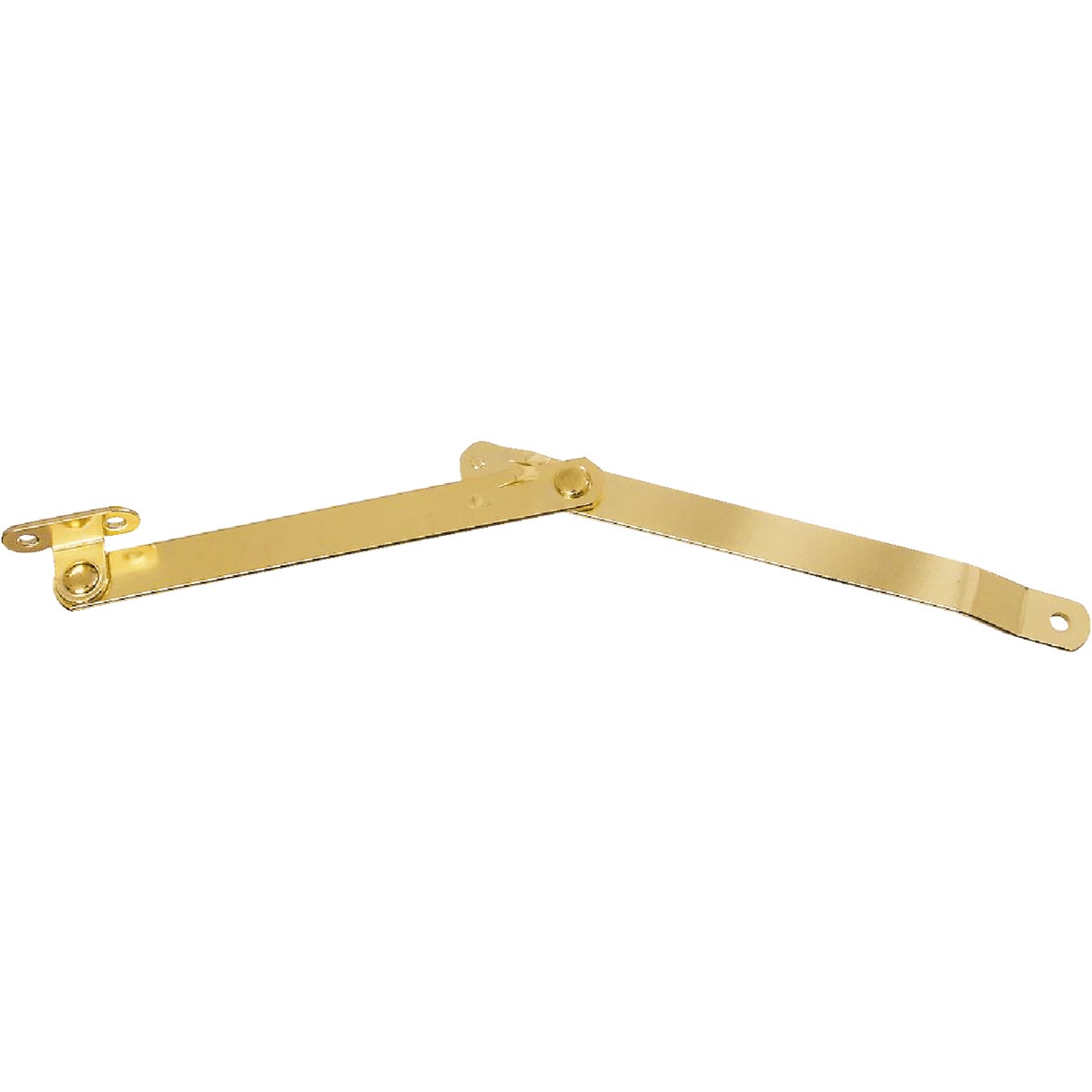 National Hardware Steel Brass Left Handed Table Leg Support