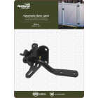 National Hardware Black Steel Automatic Gate Latch Image 2