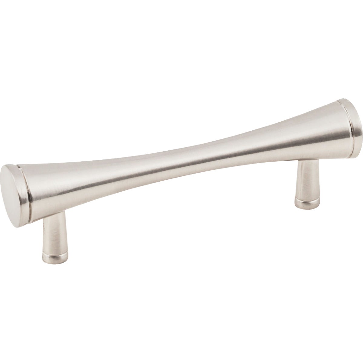 KasaWare 4 In. Overall Length Satin Nickel Fluted Bar Pull (2-Pack)