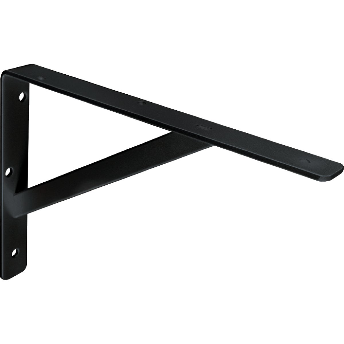 Knape & Vogt 208 Series 12 In. Black Super Duty L-Bracket