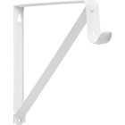 Knape & Vogt Closet Pro White Heavy Duty Shelf & Rod Bracket Image 1
