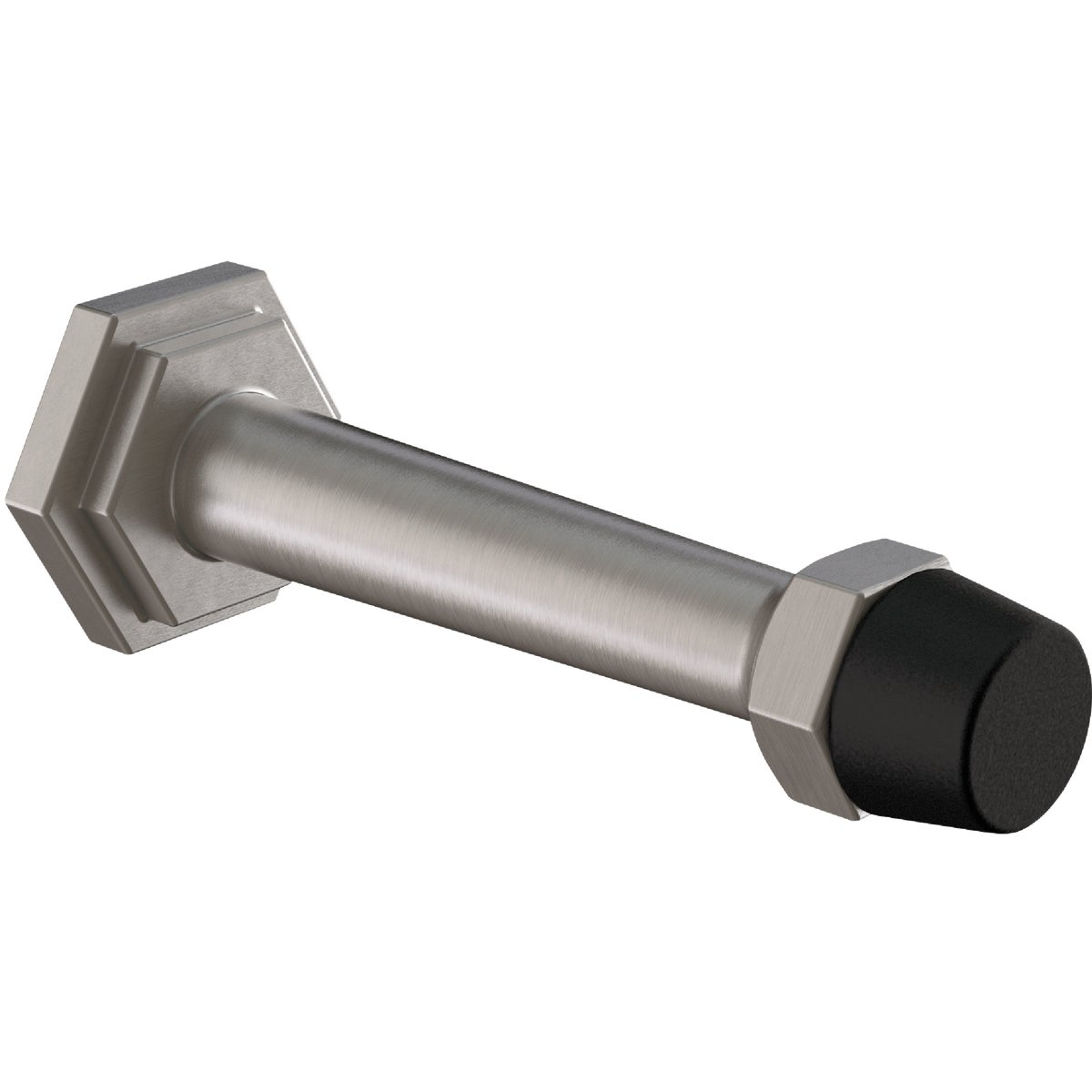 National Hardware Powell 3 In. Satin Nickel Door Stop