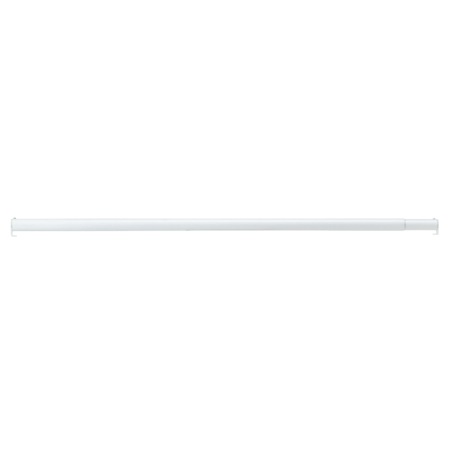John Sterling Closet-Pro 48 In. to 72 In. x 1-1/4 In. Extra Heavy-Duty Adjustable Closet Rod, White Image 1