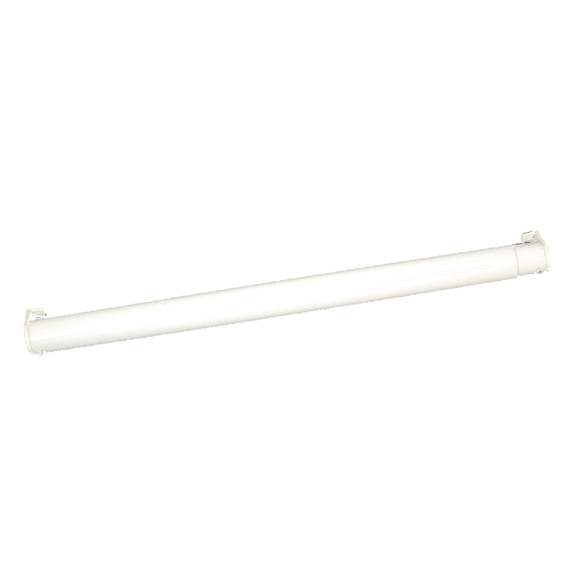 John Sterling Closet-Pro 72 In. to 120 In. x 1-1/4 In. Extra Heavy-Duty Adjustable Closet Rod, White Image 1