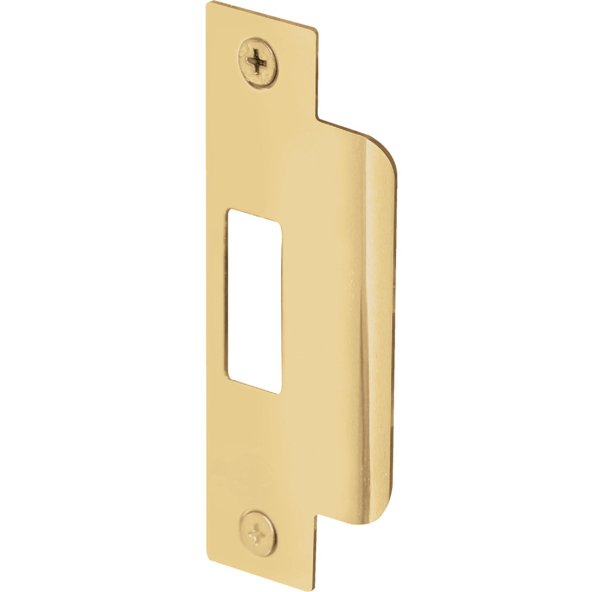 Defender Security Polished Brass 1-1/4 In. Lip Strike Plate Image 3