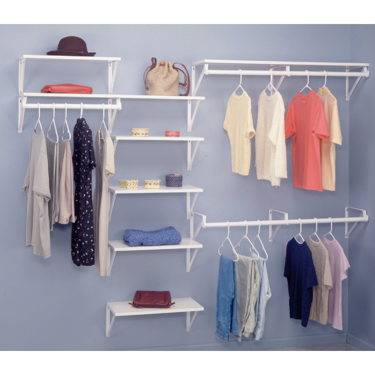 John Sterling Closet-Pro 4 Ft. x 1-1/4 In. Extra Heavy-Duty Cut-to-Length Closet Rod, White Image 2