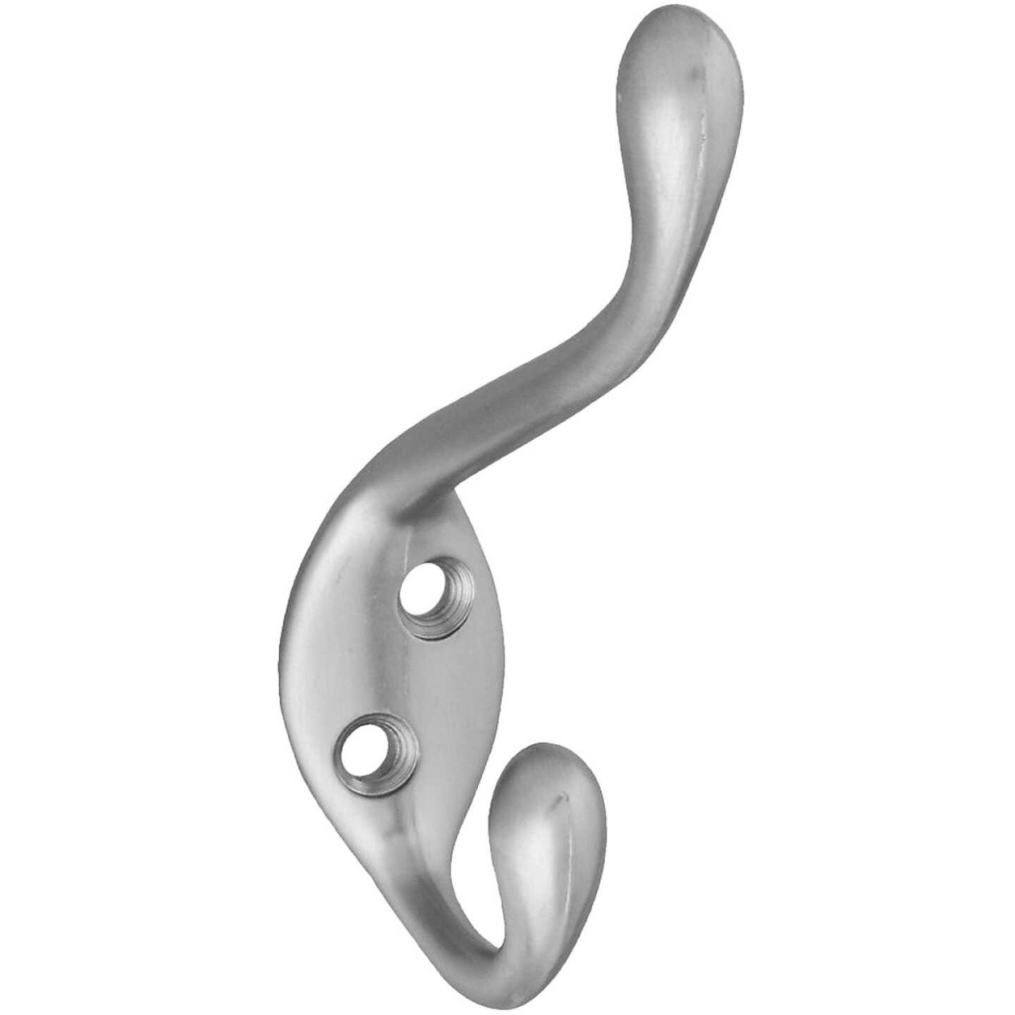 National Hardware Heavy-Duty Satin Nickel Garment Hook Image 1