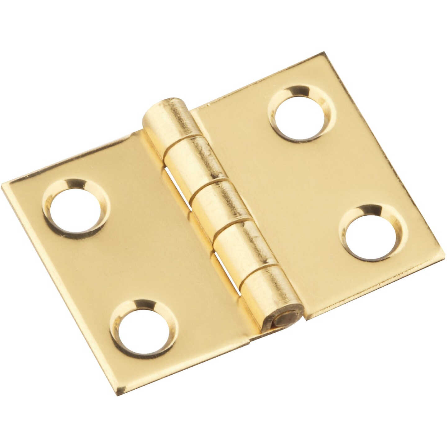 National Hardware 3/4 In. x 1 In. Brass Medium Decorative Hinge (2-Pack) Image 1