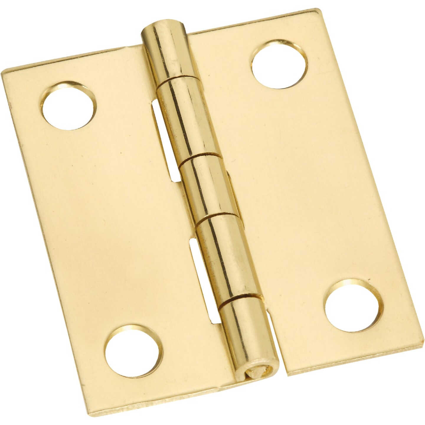 National Hardware 1-1/2 In. x 1-1/4 In. Brass Medium Decorative Hinge (2-Pack) Image 1