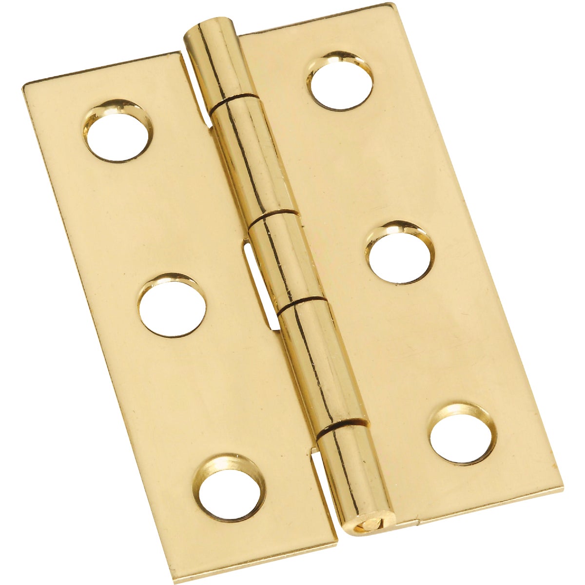 National Hardware 1-3/8 In. x 2 In. Brass Medium Decorative Hinge (2-Pack)