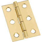 National Hardware 1-3/8 In. x 2 In. Brass Medium Decorative Hinge (2-Pack) Image 1