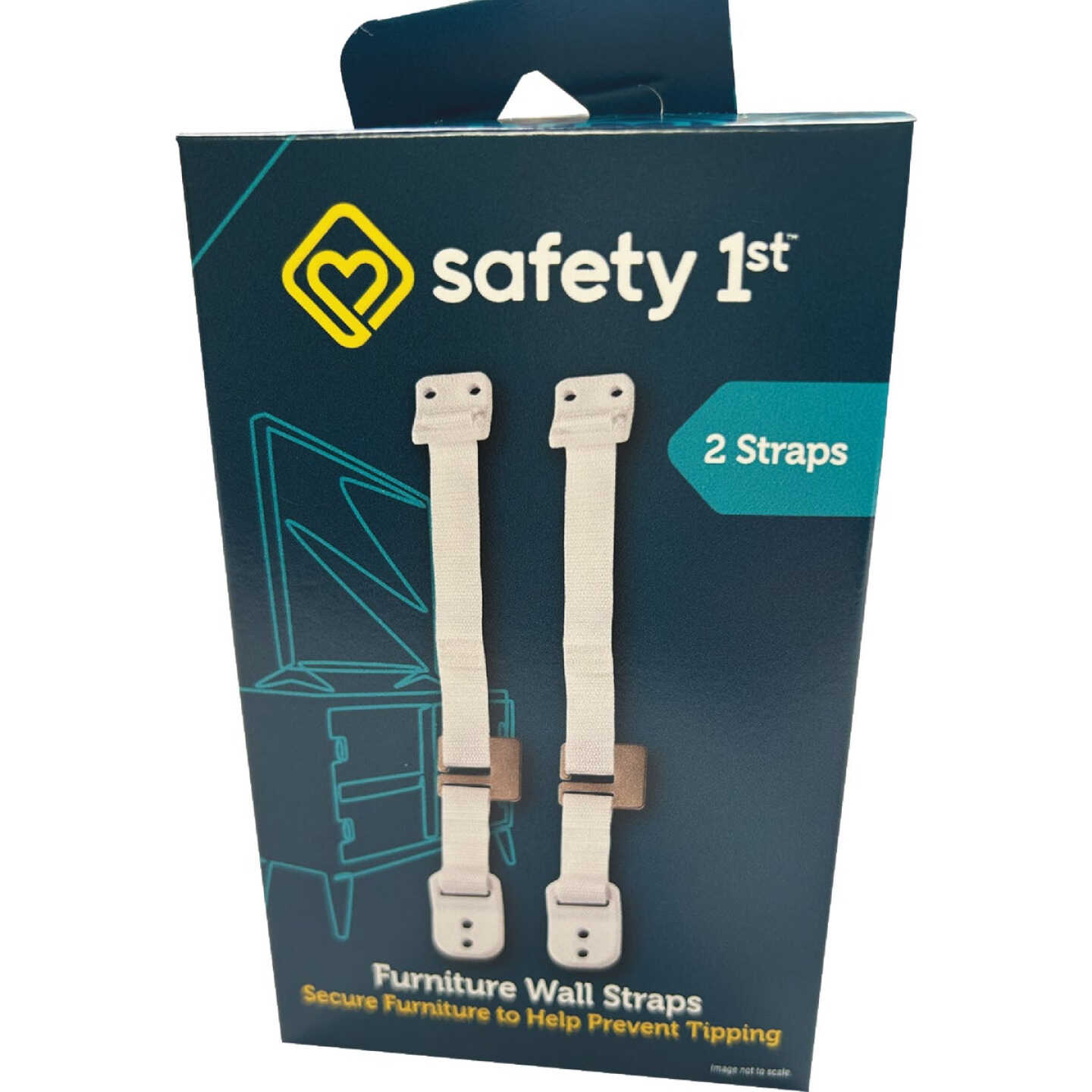 Safety 1st Furniture Wall Strap (2-Pack) Image 1