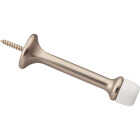 National Hardware 3 In. Satin Nickel Rigid Round Door Stop Image 1
