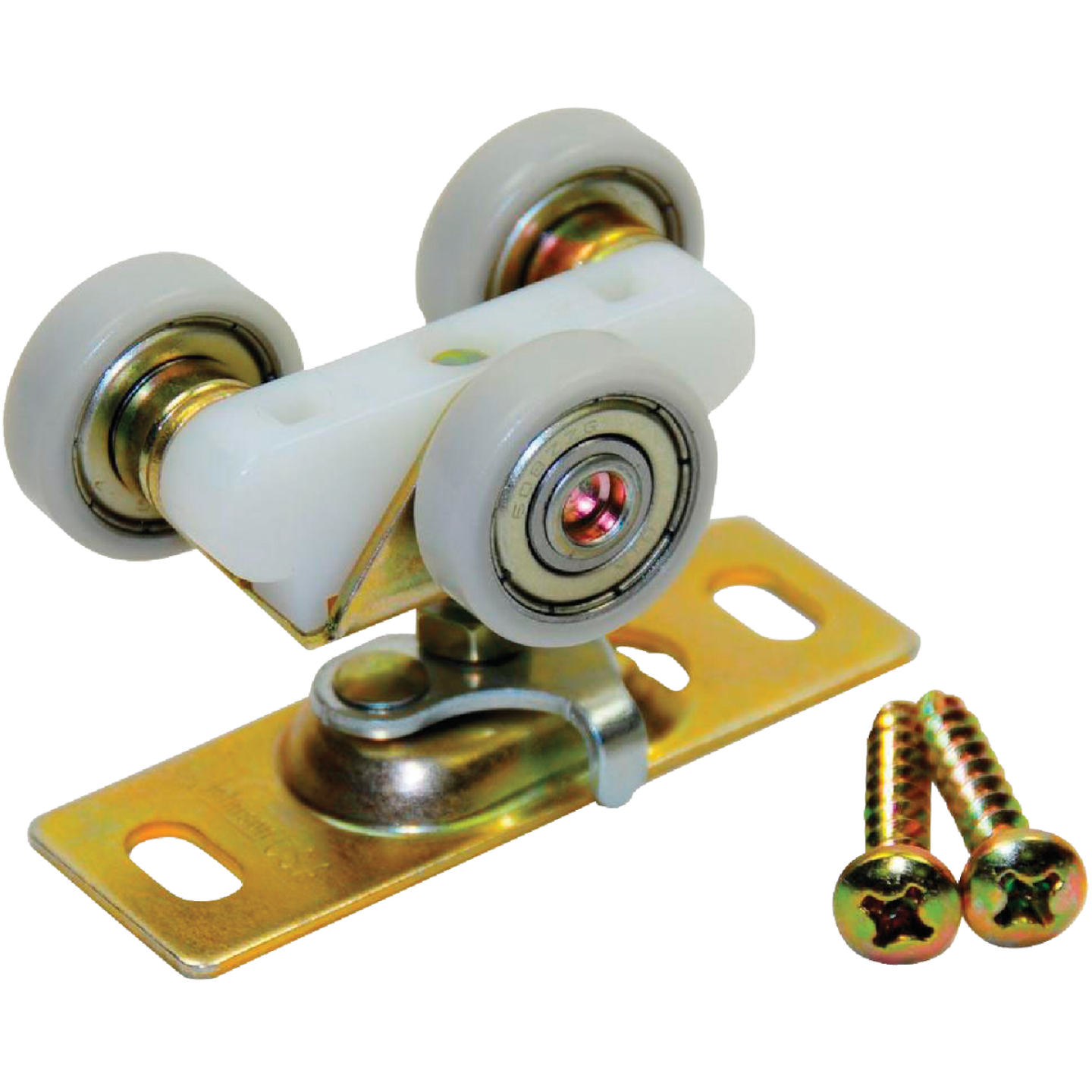 Johnson Hardware 1 In. 3-Wheel Ball Bearing Door Hanger Image 1