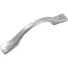 Laurey Harmony 3-3/4 In. Center-To-Center Polished Chrome Cabinet Drawer Pull Image 1