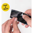 Wrap-It Storage Stick 'Em 2 In. x 4 In. Industrial Strength Black Hook & Loop Strip (4 Ct.) Image 4