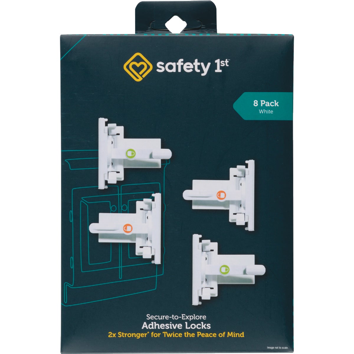 Safety 1st Secure-to-Explore Adhesive Locks (4-Pack) Image 7