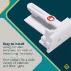 Safety 1st Secure-to-Explore Adhesive Locks (4-Pack) Image 2