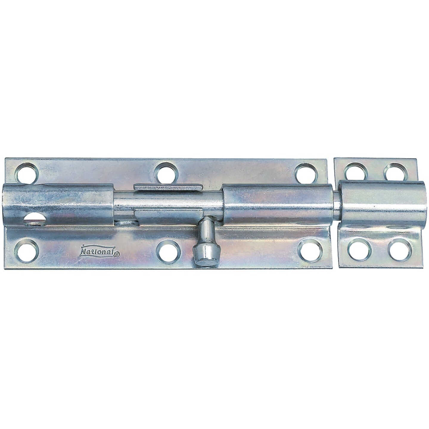 National Hardware 6 In. Zinc Heavy Barrel Bolt Image 1