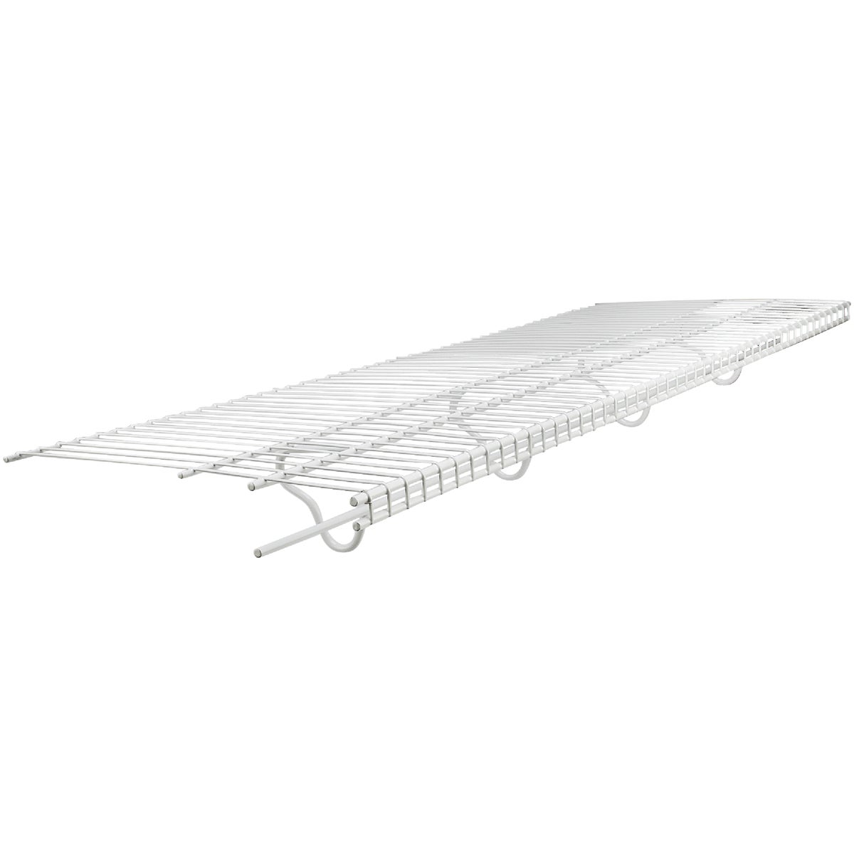 ClosetMaid TotalSlide 12 Ft. W. x 16 In. D. Ventilated Wire Shelf & Rod, White
